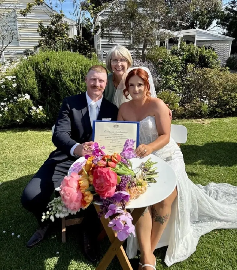 professional marriage celebrant in adelaide hills
